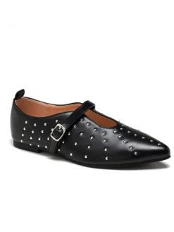 C'M Spangenballerinas in Schwarz Clearance