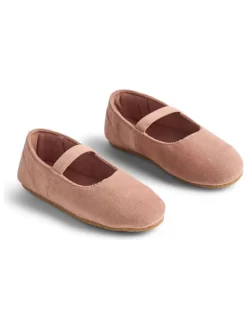 Wheat Spangenballerinas "Rosen" in Rosa Clearance