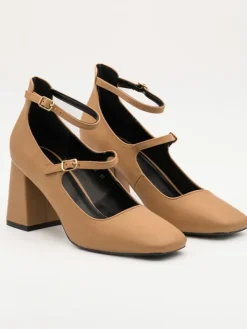 Bellucci Spangenpumps in Hellbraun>Damen Pumps