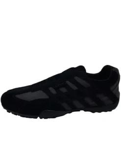 Geox sportlicher Schnürer Snake in Schwarz Clearance