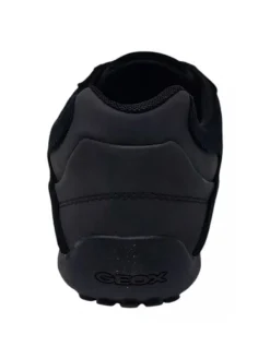 Geox sportlicher Schnürer Snake in Schwarz Clearance