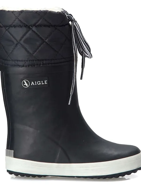 AIGLE Stiefel Giboulee in marine/weiß New
