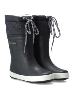 AIGLE Stiefel Giboulee in marine/weiß New