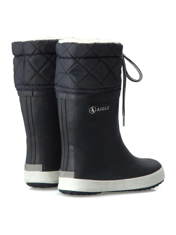 AIGLE Stiefel Giboulee in marine/weiß New