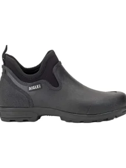 AIGLE Stiefel Lessfor Plus 2 M in schwarz>Damen Outdoorschuhe|Gummistiefel