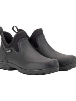 AIGLE Stiefel Lessfor Plus 2 M in schwarz>Damen Outdoorschuhe|Gummistiefel