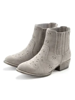 LASCANA Stiefelette in grau>Damen Stiefeletten