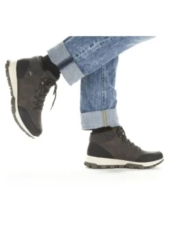 rieker Stiefelette in Schwarz/Braun Outlet