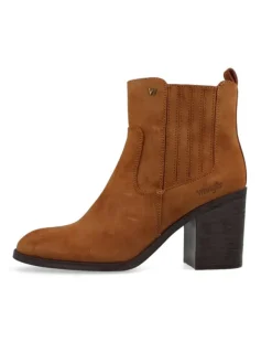 Wrangler Stiefeletten "Ace" in Hellbraun