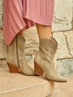 Bellucci Stiefeletten in Khaki Clearance