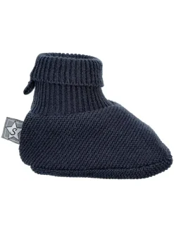 Sterntaler® Strick-Hausschuhe in Dunkelblau> Hausschuhe