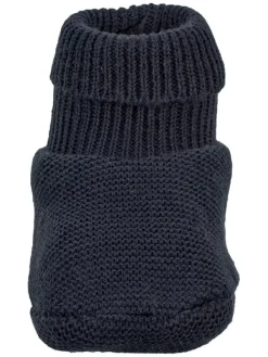 Sterntaler® Strick-Hausschuhe in Dunkelblau><noscript><img width=