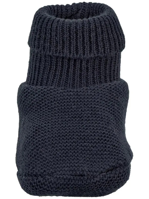 Sterntaler® Strick-Hausschuhe in Dunkelblau> Hausschuhe