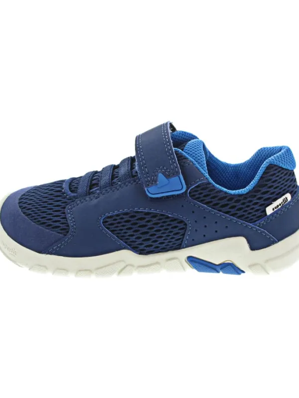 superfit TRACE Klettschuh Blau>Kinder Halbschuhe·Slipper