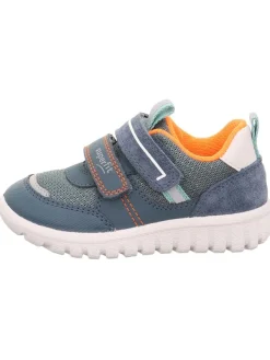 superfit Trainingsschuhe "Sport 7 mini" in Blau/ Weiß/ Orange Outlet