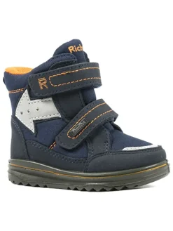 Richter Shoes Winterboots in Dunkelblau/ Orange Sale