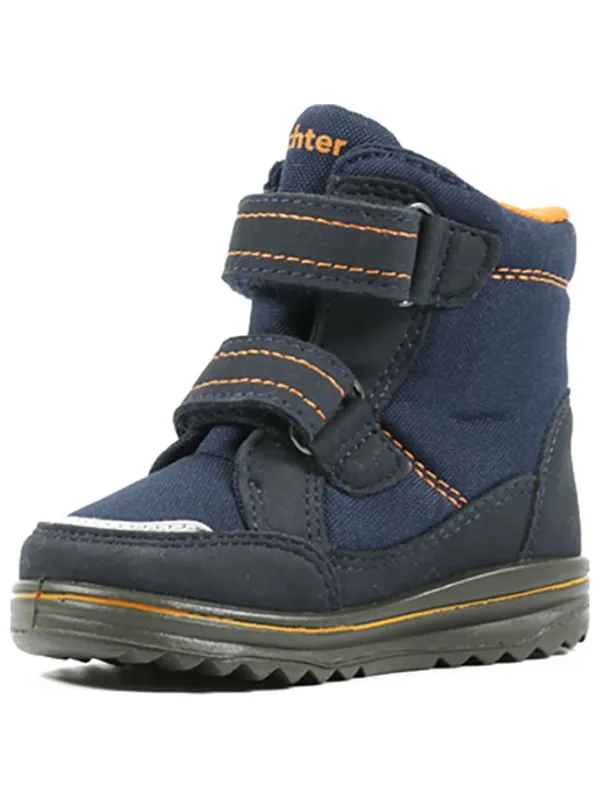 Richter Shoes Winterboots in Dunkelblau/ Orange Sale