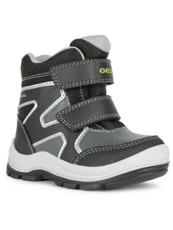 Geox Winterboots "Flanfil" in Schwarz/ Grau> Stiefel & Boots
