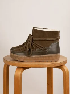 Bellucci Winterboots in Dunkelgrün Outlet