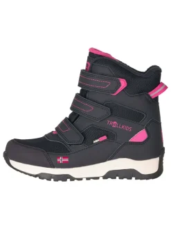 Trollkids Winterboots "Lofoten" in Dunkelblau Clearance