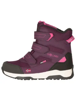Trollkids Winterboots "Lofoten" in Lila Hot