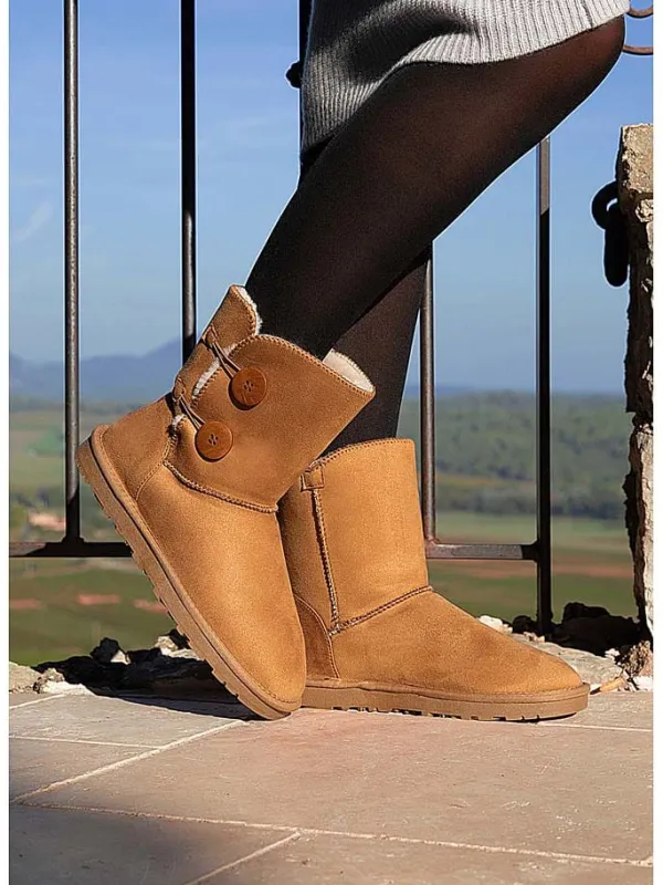 Blackfield Winterboots "Lola" in Hellbraun Discount