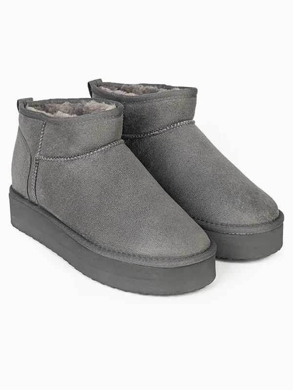 Blackfield Winterboots "Milli" in Hellgrau Clearance