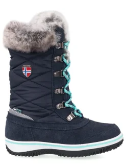 Trollkids Winterstiefel "Holmenkollen" in Dunkelblau/ Mint New