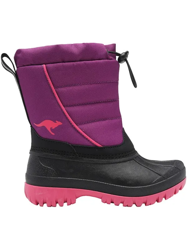 Kangaroos Winterstiefel "K-Ben" in Lila/ Schwarz/ Pink Outlet