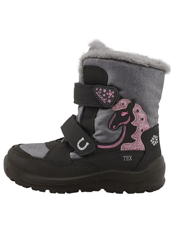 Lurchi Winterstiefel "Kendal" in Schwarz/ Grau>Kinder Stiefel & Boots·Stiefel