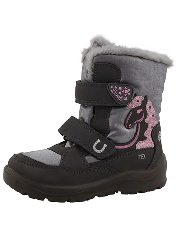Lurchi Winterstiefel "Kendal" in Schwarz/ Grau>Kinder Stiefel & Boots·Stiefel