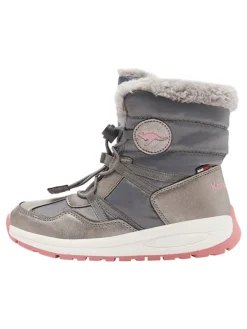 Kangaroos Winterstiefel "K-PE Ski RTX" in Grau Clearance
