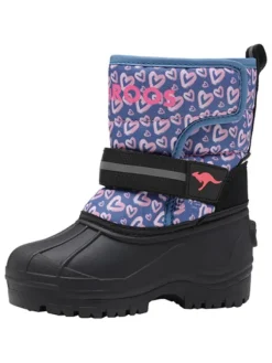Kangaroos Winterstiefel "K-Shell II" in Schwarz/ Bunt Clearance