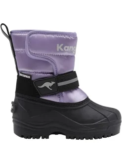 Kangaroos Winterstiefel "Shell II" in Schwarz/ Lila>Kinder Stiefel & Boots·Stiefel