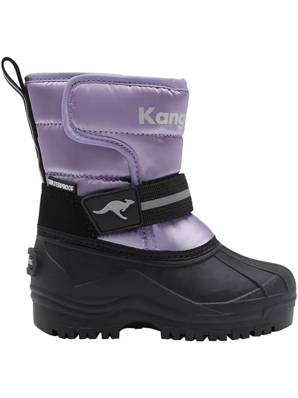 Kangaroos Winterstiefel "Shell II" in Schwarz/ Lila>Kinder Stiefel & Boots·Stiefel