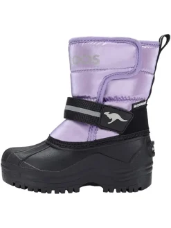 Kangaroos Winterstiefel "Shell II" in Schwarz/ Lila>Kinder Stiefel & Boots·Stiefel