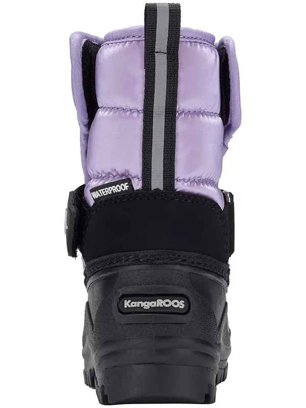 Kangaroos Winterstiefel "Shell II" in Schwarz/ Lila>Kinder Stiefel & Boots·Stiefel