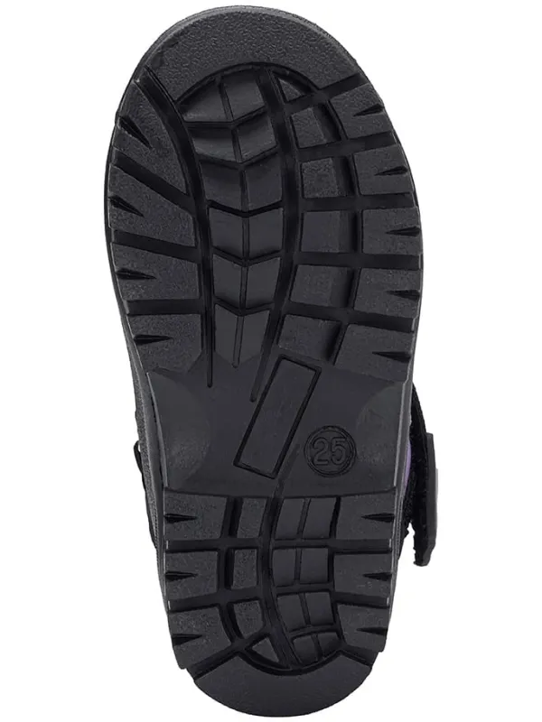Kangaroos Winterstiefel "Shell II" in Schwarz/ Lila>Kinder Stiefel & Boots·Stiefel