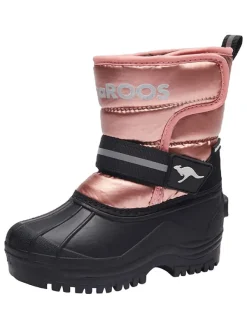 Kangaroos Winterstiefel "Shell" in Schwarz/ Rosa Best