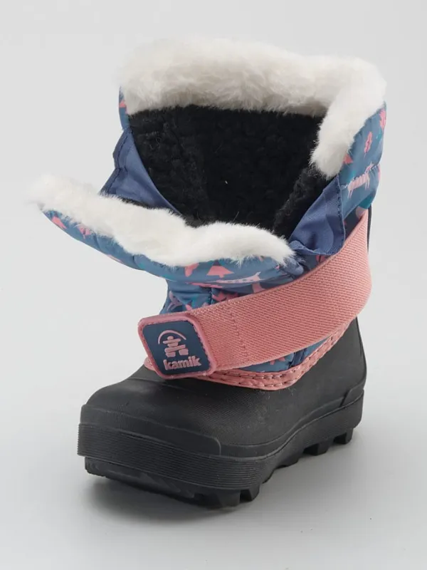 Kamik Winterstiefel "Snowbug 7" in Hellblau/ Rosa>Kinder Stiefel & Boots|Stiefel & Boots·Stiefel