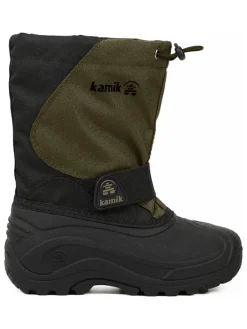 Kamik Winterstiefel "Snowfox3WP" in Oliv/ Schwarz Clearance