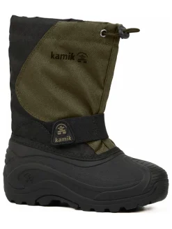 Kamik Winterstiefel "Snowfox3WP" in Oliv/ Schwarz Clearance