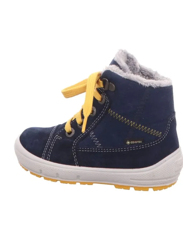 superfit Winterstiefelette GROOVY in blau/gelb