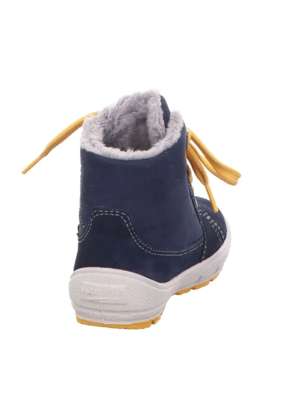 superfit Winterstiefelette GROOVY in blau/gelb