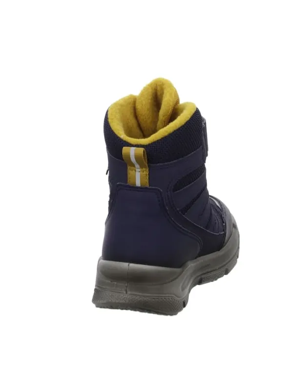 superfit Winterstiefelette MARS in blau/gelb>Kinder Stiefeletten·Hohe Stiefeletten