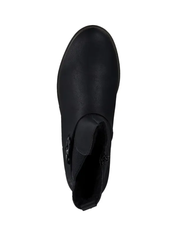 rieker Winterstiefeletten in schwarz/schwarz>Damen Stiefeletten