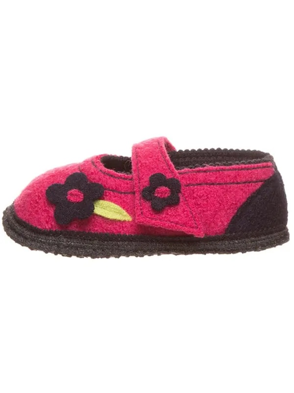 kitz pichler Wollfilz-Hausschuhe "Becky" in Pink>Kinder Hausschuhe|Hausschuhe