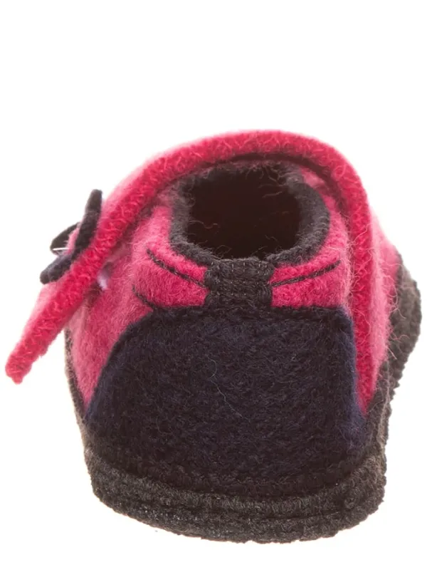 kitz pichler Wollfilz-Hausschuhe "Becky" in Pink>Kinder Hausschuhe|Hausschuhe