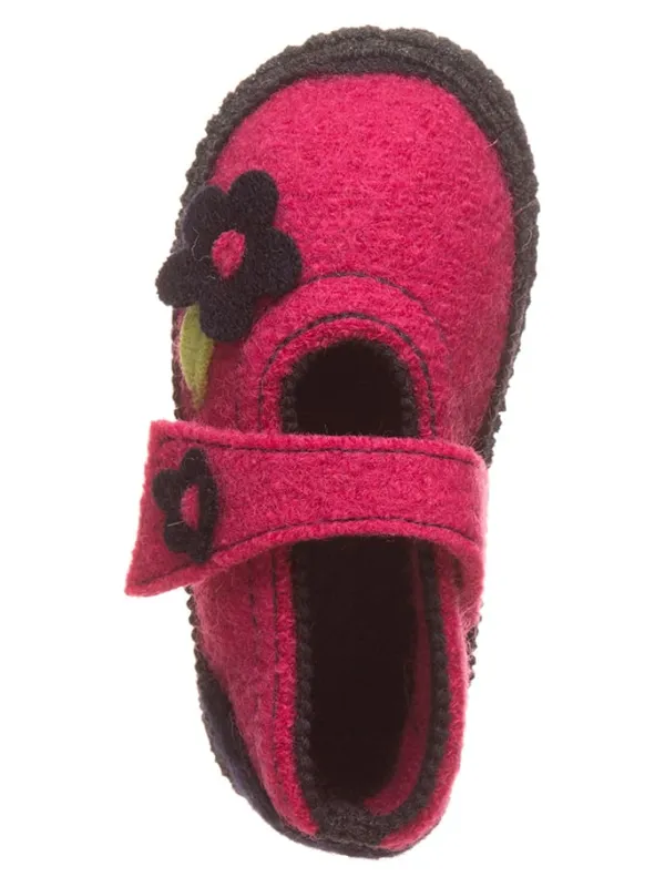 kitz pichler Wollfilz-Hausschuhe "Becky" in Pink>Kinder Hausschuhe|Hausschuhe