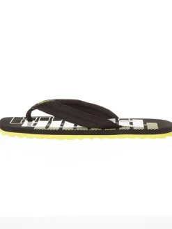 Puma Zehentrenner "EPIC FLIP" in Grau/ Gelb Hot